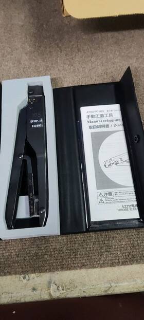Df3ep-ta Hirose Electric Hrs Manual Crimping Tool Ribbon Cable Connector 2428hc