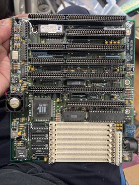 Ibm486slc21-ec1 Ibm 486slc21-ec1 Industrial Motherboard Blue Lightning