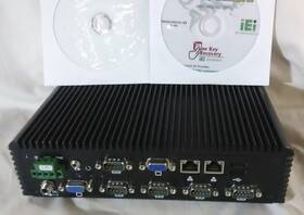 Ecw-281-b2-d525 Iei Ecw-281 B2-d525 Fanless Embedded Industrial Pc Tested Os Install Cd