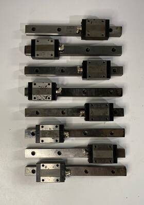 Lwes20 Iko Lwe20 One 1 Linear Ball Bearing Carriage Block With 9 Inch Rail Used