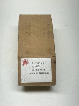 1080.45 Ivo F 4-digit Panel Mount Counter 12 Vdc 25 Imp/sec. Made In Germany
