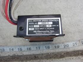 Kbdm-16 Kb Electronics 120v Input 0-90v Dc Motor Control Used