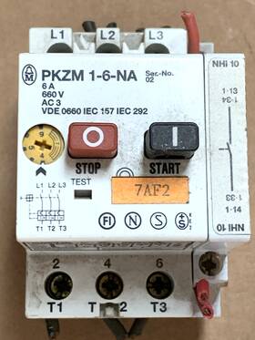 Pkzm116na Klockner Moeller Pkzm-1-1 Eaton Corporation 6-na /