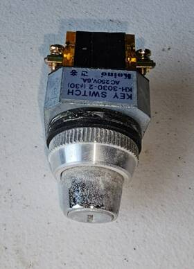 Kh-3030-2 Koino Key Switch 2 Position No Ac 250v 6 Amp
