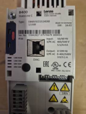 E84avsce1524sx0 Lenze Inverter Stateline C Inch Tested Good