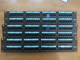 69586-048 Leviton 48 Channel Cat 6 Patch Bay Lot Of 3