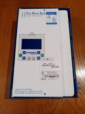 Gr1408lt Lighting Control And Design - The Blue Box Smart Relay Panel 8 Relays
