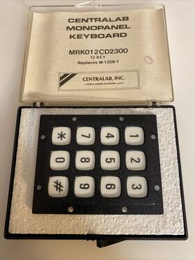 Mrk012cd2300 Mepco/centralab Mrk016ac2100 Monopanel Keyboard 12 Key Lfd5