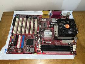 Ms-6580 Microstar Used 845ge Ver. 2.0 Motherboard Intel Untested As Is