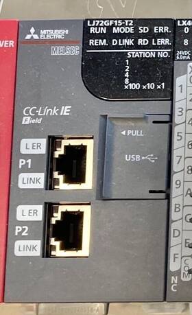 Lj72gf15-t2-cm Mitsubishi Lj72gf15-t2 Cclink Module Free Shipping From Tennessee
