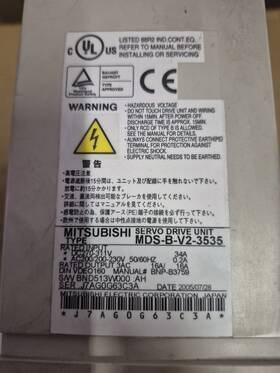 Mr-b-v2-3535 Mitsubishi Servo Drive Unit Inch Tested Good