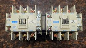 Un-ml21 Mitsubishi Dual / Tandem Sd-n35 Contactors With Unml21 Mechanical Interlock