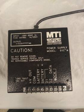 91024 Montgomery Technology Inc. Power Supply