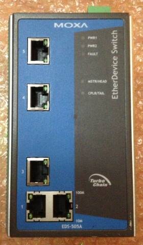 Eds-505a Moxa Industrial Ethernet Device Switch Used