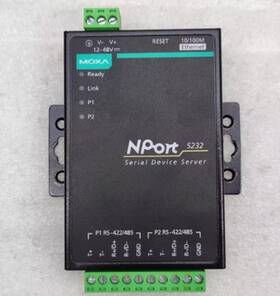 Nport5232 Moxa Used And Tested 2 Port Rs422/485 Ethernet Device Server