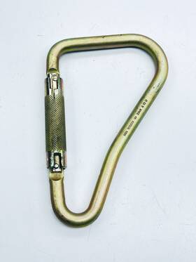 400-lbs-capacity Msa Miller Werner Pro-safe Condor 3m 506308 Autolocking Steel Carabiner 8-3/4 Inch -length