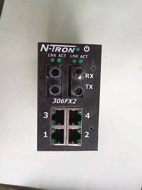 306fx2-st N-tron 106fx2-st Industrial Ethernet Switch Unmanaged Multimode Fiber