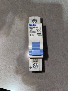 Ndb2z-63c20 Nader Ndb2z-63 Circuit Breaker