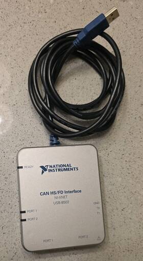 Usb-8502 National Instruments 2 Port Can/can Fd Fast Shipping