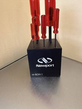 M-bdhk-1 Newport Ball Driver Tool Set Holder 1.5 2 2.5 3 4 And 5mm Shafts