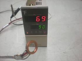 E5ex-ah-f Omron Temperature Controller - 100-240vac Powers Up As Shown #1