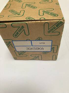 3gk50ka Oriental Motor Parallel Shaft Gearhead With Mounting Screws 50 1 Ratio