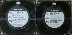 8850n Papst 2 E Typ Aluminum Cooling Fans 220/230v 11w 80mm Sq Used