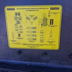 Paratech 22-890300g2-150 Maxiforce Master Control Kit Psi 150 Inside And Authentic Pelican Brief With One