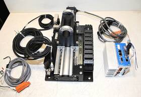 804-6879a Parker Linear Ballscrew Actuator 5 Inch Stroke Copley Stepnet Renishaw En