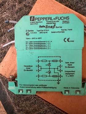 Z779.h.f Pepperl Fuchs Zener Barrier Safe Snap Z-series Z779hf