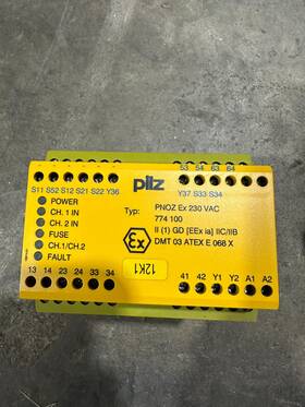 774100 Pilz 1pcs Used Pnoz Ex 230vac 3n/o 1n/c Safety Relay