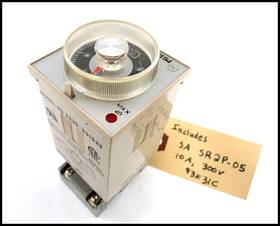 2520-831922 Ps Syracuse Electronics Time Delay Relay 0-10 Sec And Sr2p-05 Socket