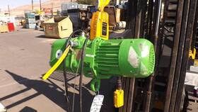 R. Stahl Fordertechnik -12/3.02/1 2000 Lbs Warehouse Electric Chain Hoist With Control 3 Phase Ac Motor 10 Ft