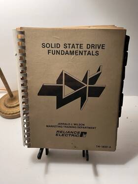 Tm-1800-a Reliance Electric Vtg Solid State Drive Fundamentals Training Manual