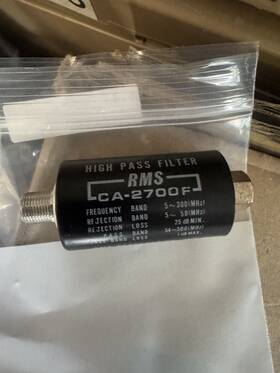 Ca-2700f Rms High Pass Filter 5-300 Mhz