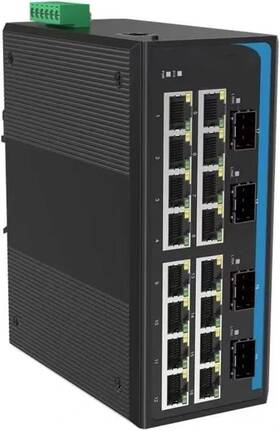 Hgw-1604sm-industrial Robofiber Hgw-1604sm-pse - 16x Rj45 4x Sfp Ports Gigabit Ethernet Managed Poe Industrial