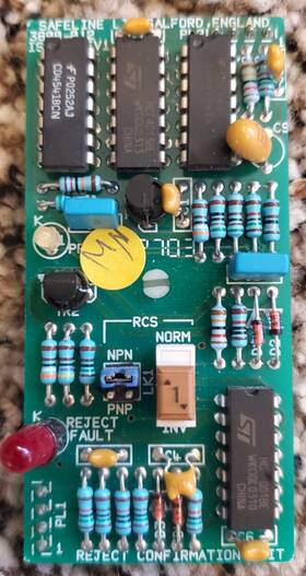 3800-012 Safeline / 3800012 Iss 2 Rev1 Reject Confirmation Unit Used