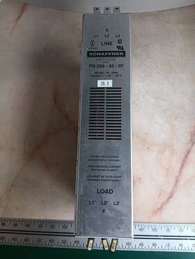 Fn258-42-07 Schaffner Line Filter 3ph 480vac 42a