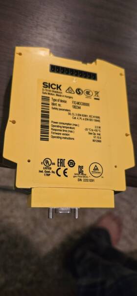 1062344 Sick Fx3-moc000000 Module Safety Controllers Flexi Soft Drive Monitor