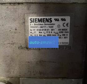 1fk6101-8af71-1aa0 Siemens 1pc Servo Motor Used