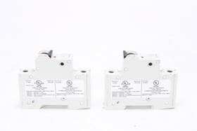 5sj4108-7hg40 Siemens 1-pole Circuit Breaker Lot Of 2