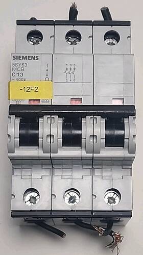 5sy63 Siemens Mcb C13 400v 3 Pole Breaker- Free Shipping
