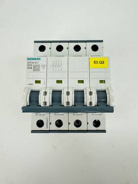5sy64-c16 Siemens 5sy6416-7 4-pole Mcb 16a C-curve