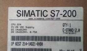 214-1ad21-0xb0 Siemens 6es7 New Cpu 224 Module Compact Unit Power Supply