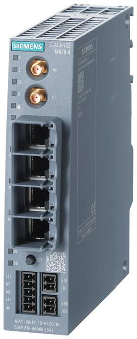 6gk5876-4aa00-2da2 Siemens Scalance M876-4 4g Router For Wireless Ip Communication