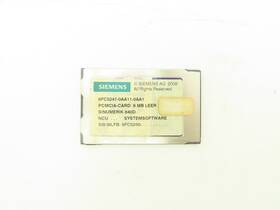 6fc5247-0aa11-0aa1 Siemens Trumpf 158747 Sinumerik Pcmcia-card 8 Mb Software Nck