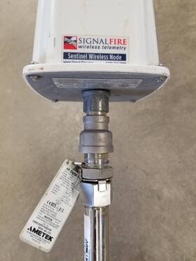 Auto-sf-sfl-flex-r1-f2252none Signal Fire Float Stick Used Ametek 252 Inch Length 1 Temp 2 Floats