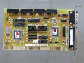 Sc-jka062 Siig Vintage 16 Bit Isa Ide Serial Parallel Controller Working Pull