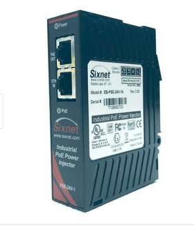 Eb-pse-24v-1a Sixnet Industrial Poe Power Injector 2 New Units/box