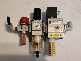 Eav2000-f02-5yo-q Smc Aw20-f02e Vhs20-f02 Disconnect Filter Solenoid Assembly